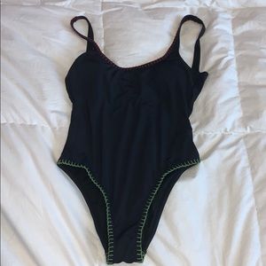 Lucky Brand Scoop Neck One Piece